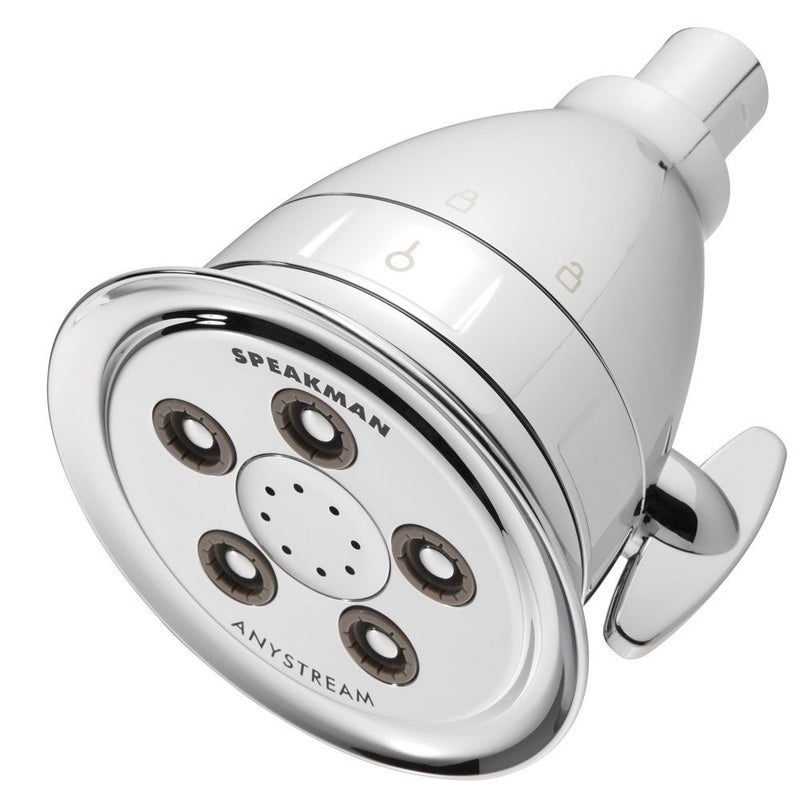 Speakman S-2005-HBF Hotel Pure Luxury Filtered Shower Head with Massage Setting, 2.5 GPM, Polished Chrome - Image 1